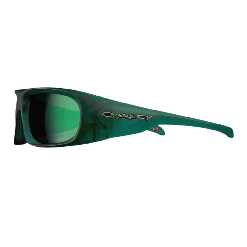 Oakley Belleville Sunglasses Matte Transparent Viridian/Prizm Jade - Pacific Boarder