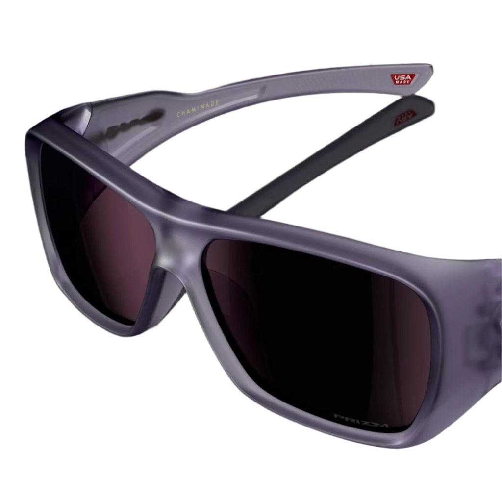 Oakley Chaminade Sunglasses Matte Transparent LIlac/Prizm Indigo - Pacific Boarder