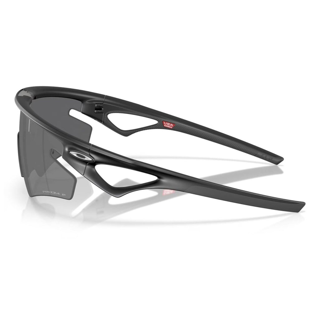 Oakley Sphaera Slash Sunglasses Matte Black/Prizm Black Polarized - Pacific Boarder