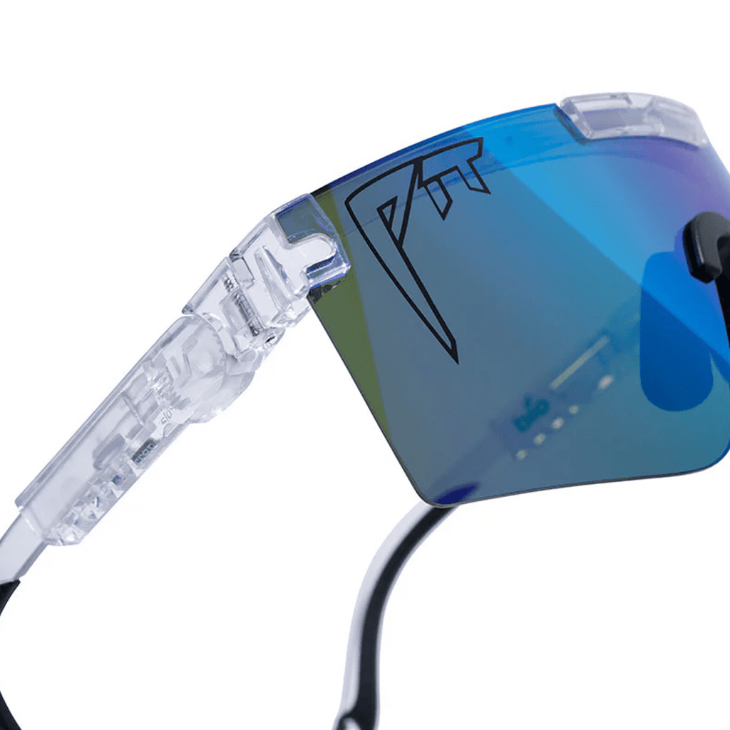 Pit Viper The Original 2.0 Wide Sunglasses The Bio Clear Original/Polarized Blue - Green - Pacific Boarder