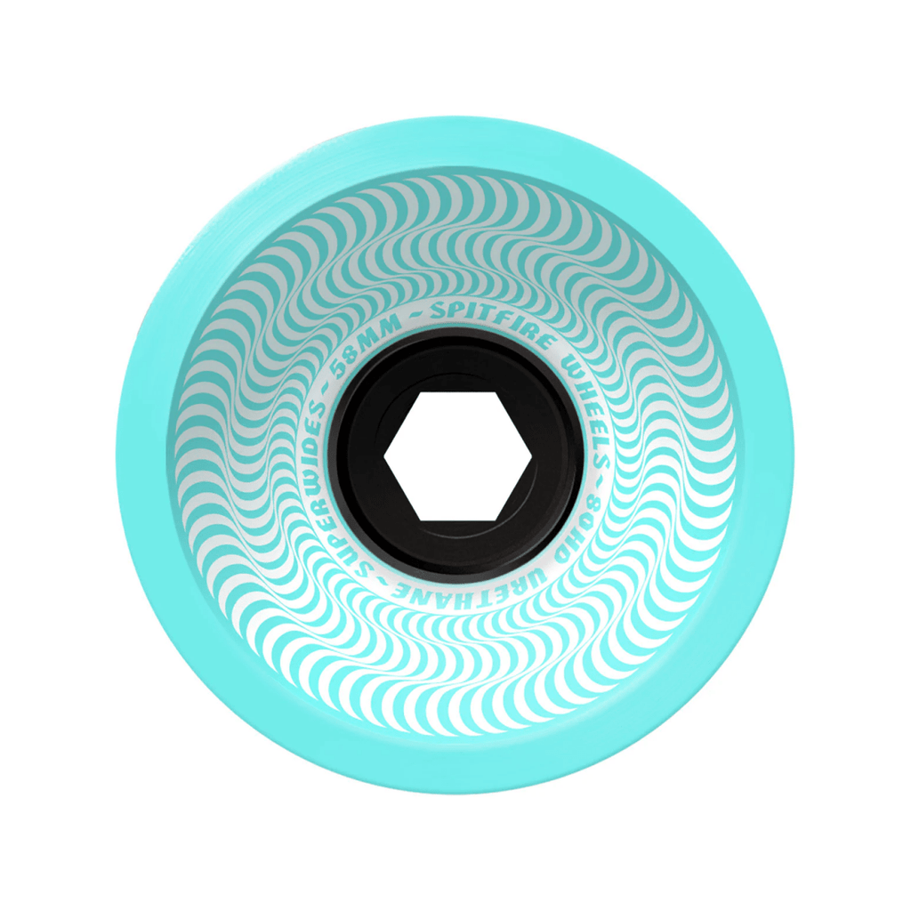 Spitfire 80HD Superwides Skate Wheels Seafoam Blue 58mm - Pacific Boarder