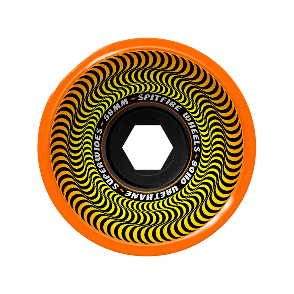 Spitfire 80HD Superwides Skate Wheels Orange 58mm - Pacific Boarder