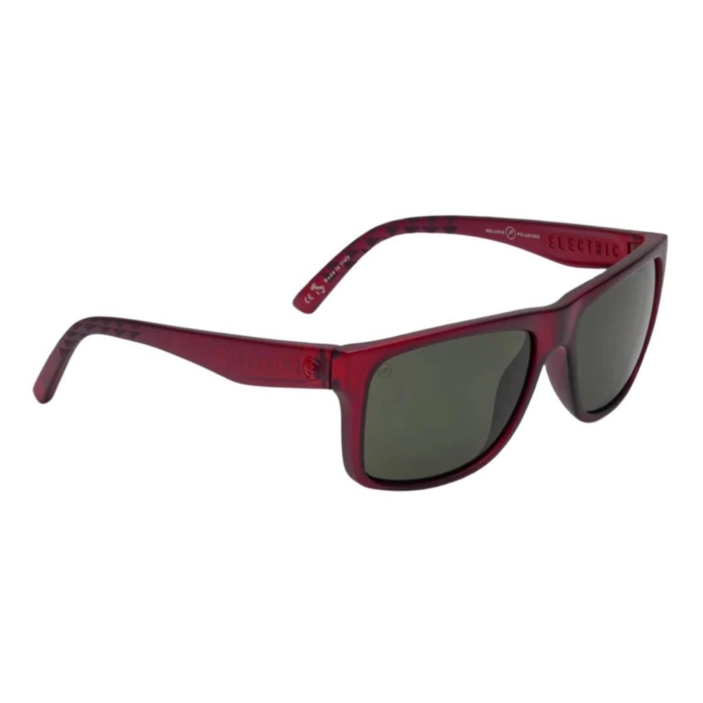 Electric Swingarm XL Sunglasses Jason Momoa Matte Boars Blood/Grey Polar - Pacific Boarder