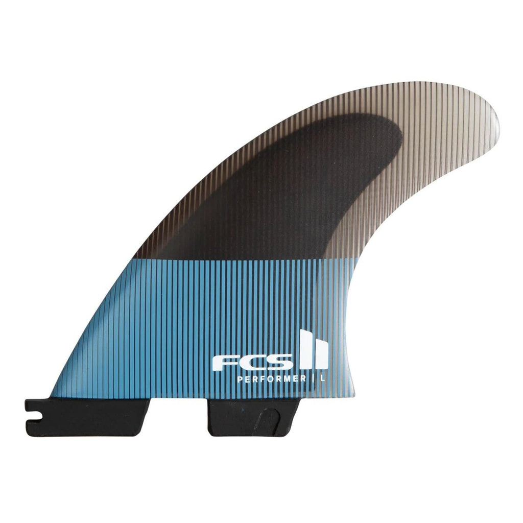 FCS II Performer PC Tri Fins Tranquil Blue Medium - Pacific Boarder