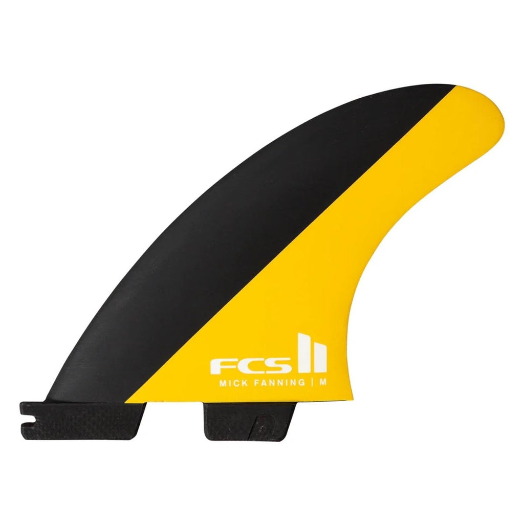 FCS II MF PC Tri Fins Black/Mango Medium - Pacific Boarder