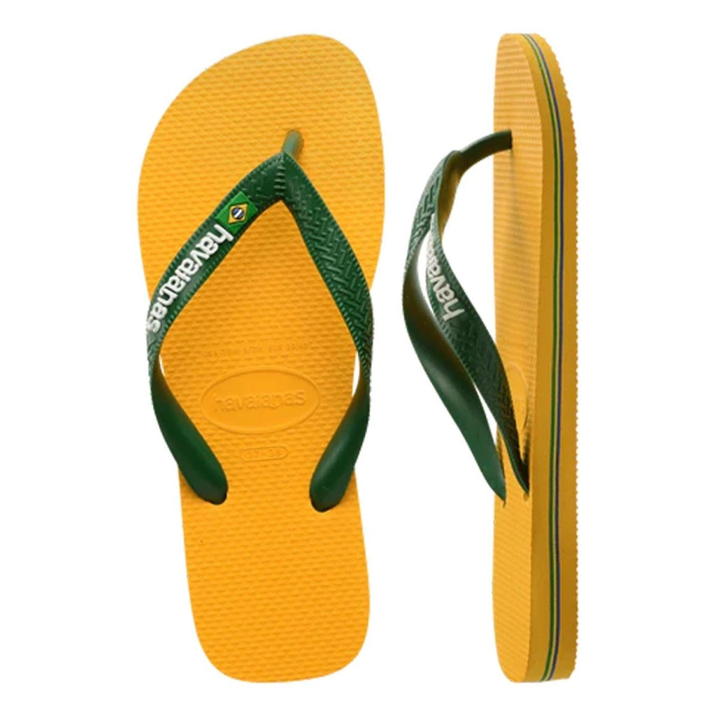 Havaianas Brazil Logo Sandal Yellow Pop - Pacific Boarder