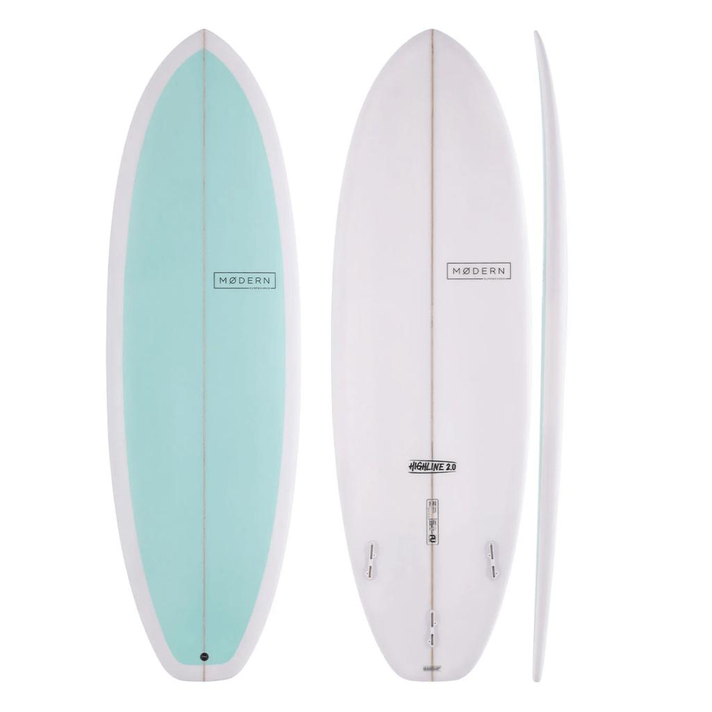 Modern Highline 2.0 Surfboard Sea Green 6'0" - Pacific Boarder