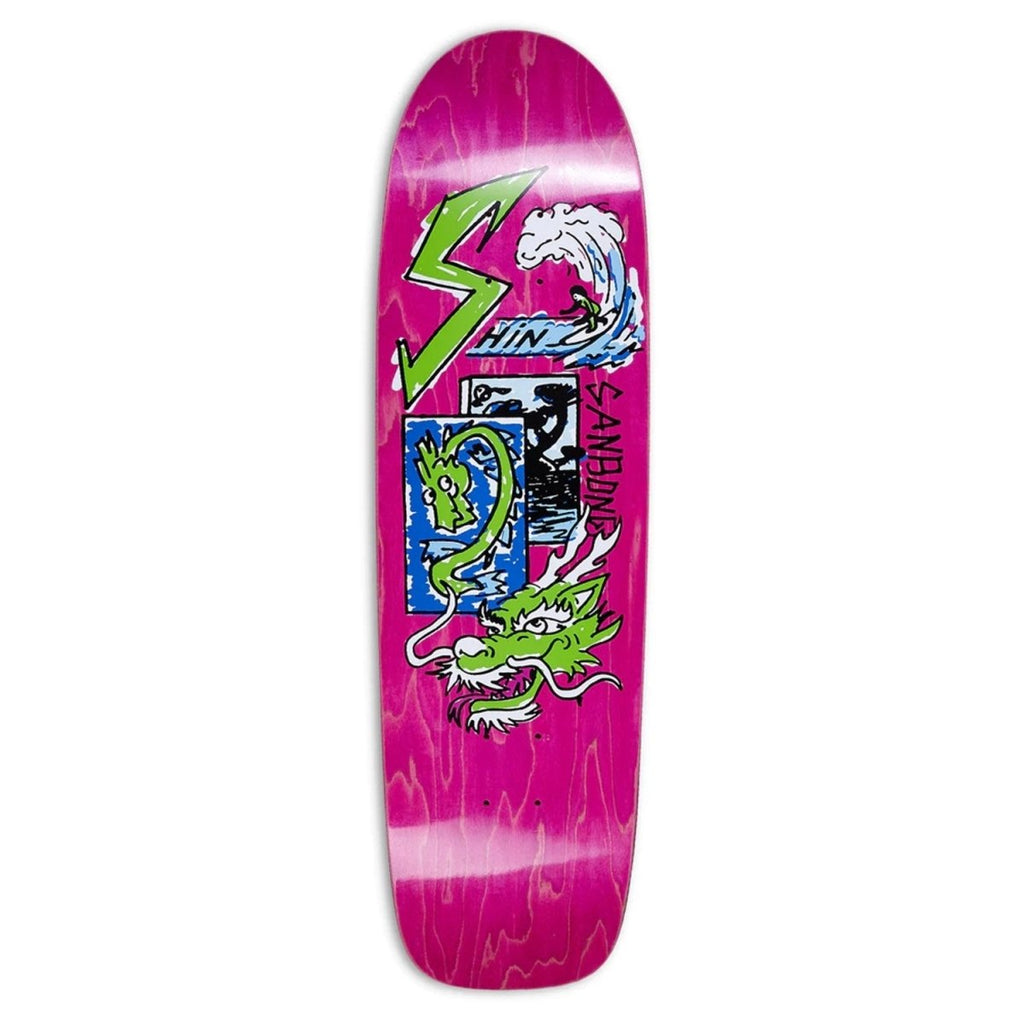 Polar Shin Sanbongi Bonzai Ride 2.0 Surf Jr. Skate Deck 8.75" - Pacific Boarder
