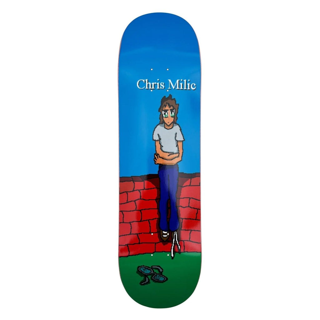Frog Chris Milic Broken Glasses Skate Deck 8.38" - Pacific Boarder