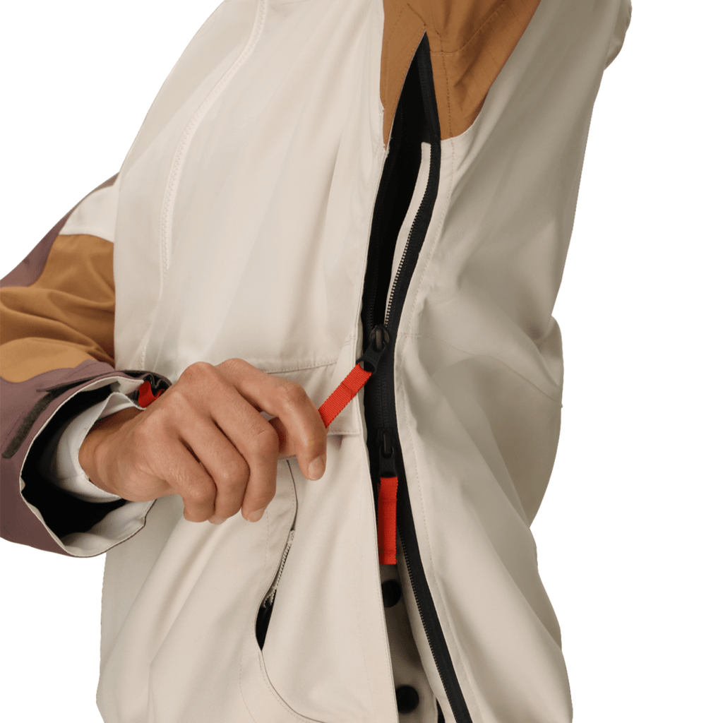 686 Women's Outline Shell Anorak 2026 Limestone Colorblock - Pacific Boarder