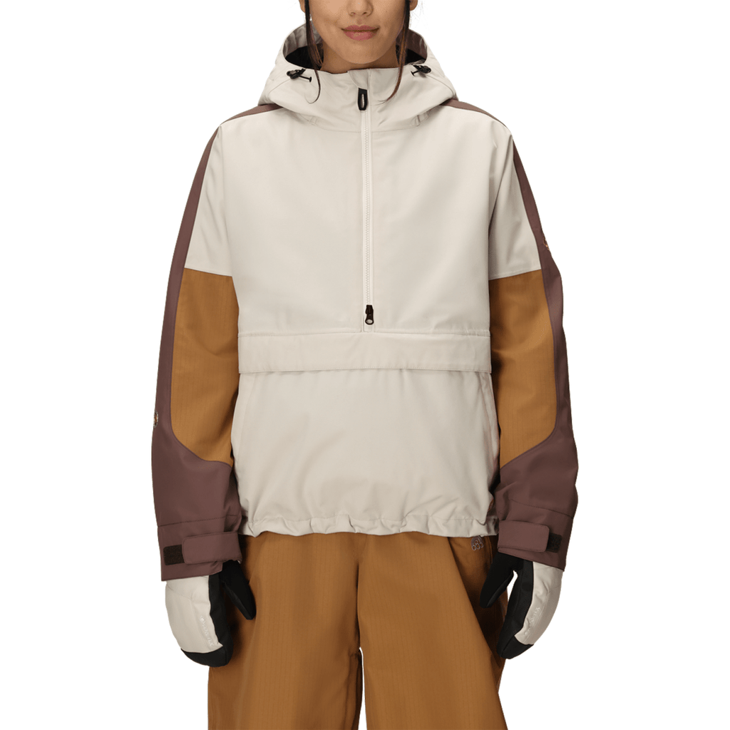 686 Women's Outline Shell Anorak 2026 Limestone Colorblock - Pacific Boarder