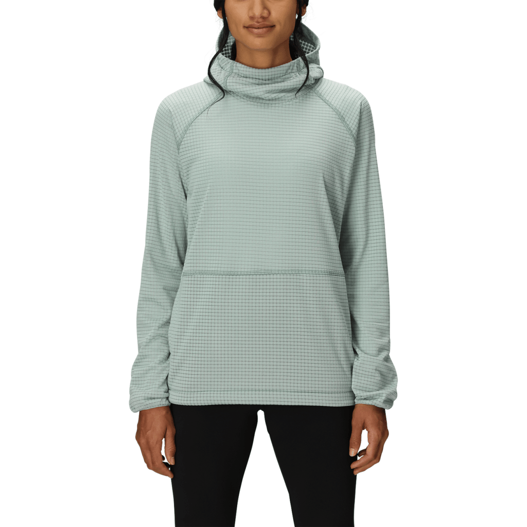 686 Women's Mission Grid Hoody 2026 Dusty Marine - Pacific Boarder