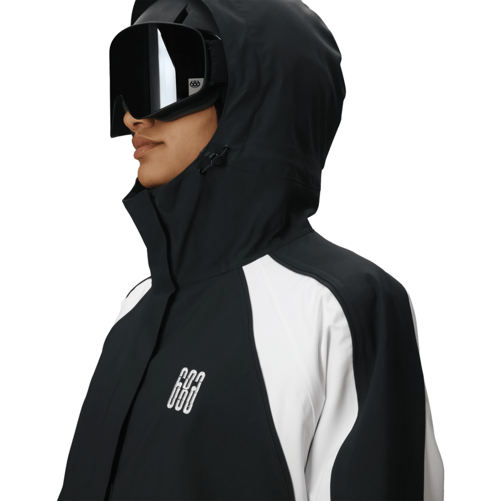 686 Women's Hologram Shell Jacket 2026 Black Colorblock - Pacific Boarder