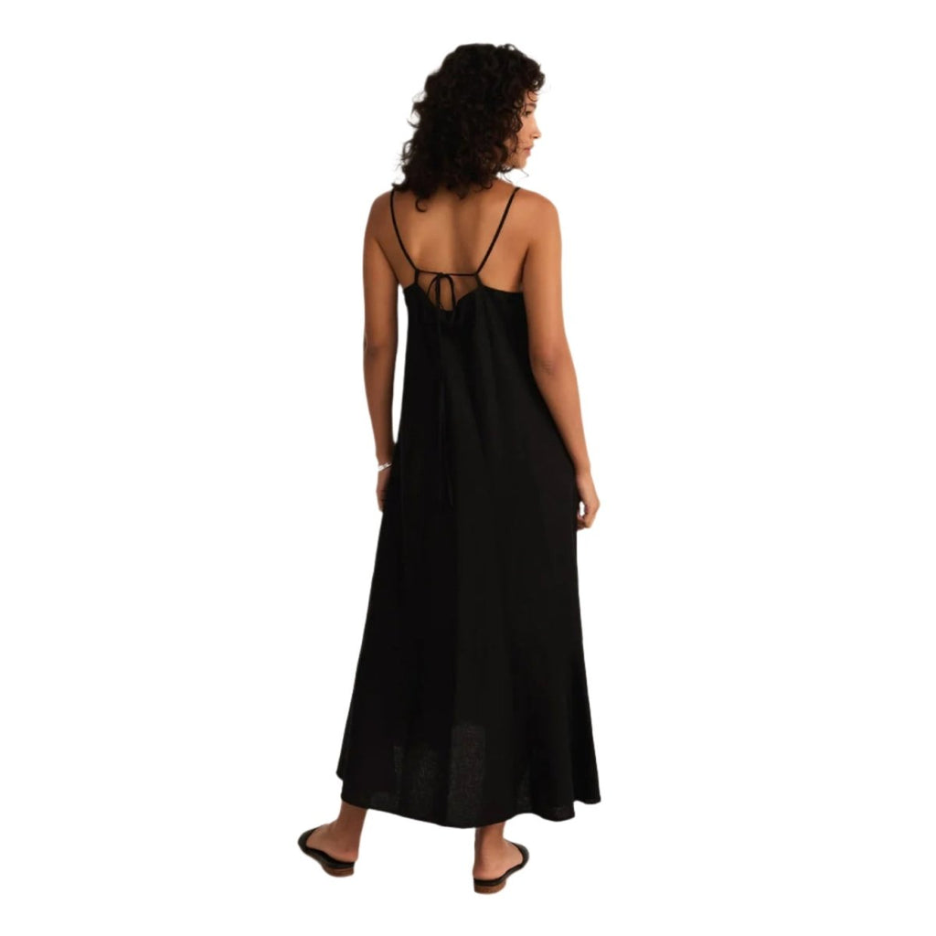 Z Supply Women's Coast Maxi Dress Black - Pacific Boarder