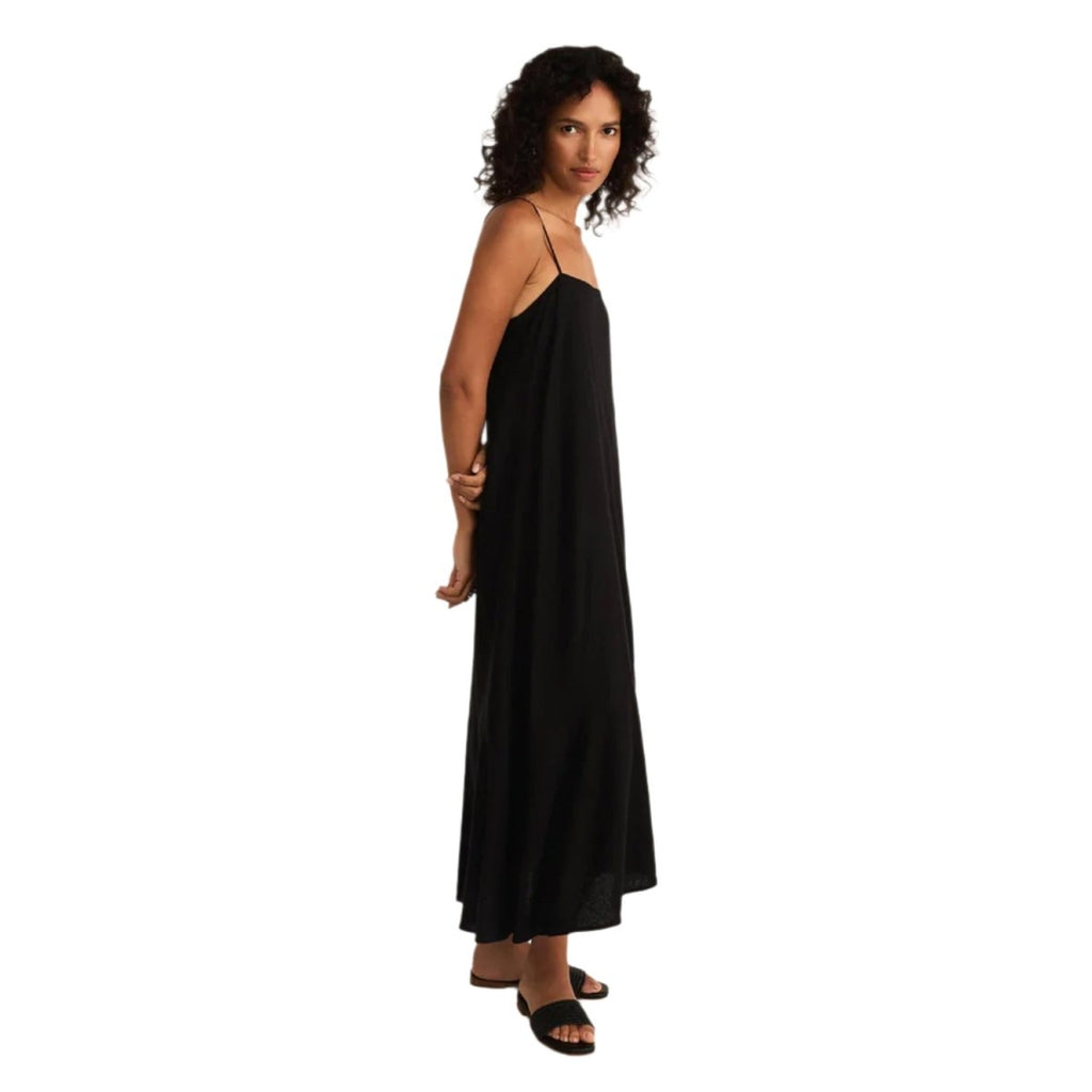 Z Supply Women's Coast Maxi Dress Black - Pacific Boarder