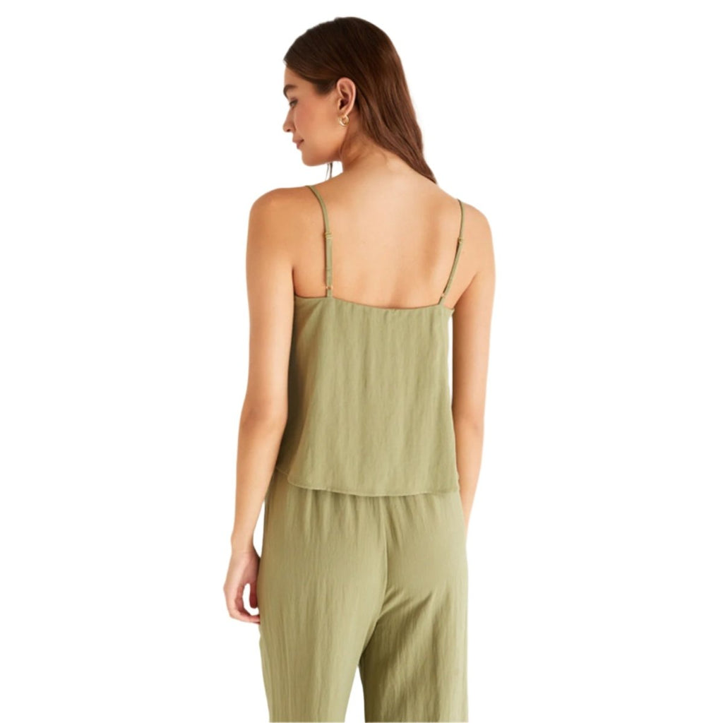 Z Supply Women's Annie Tank Olive Branch - Pacific Boarder