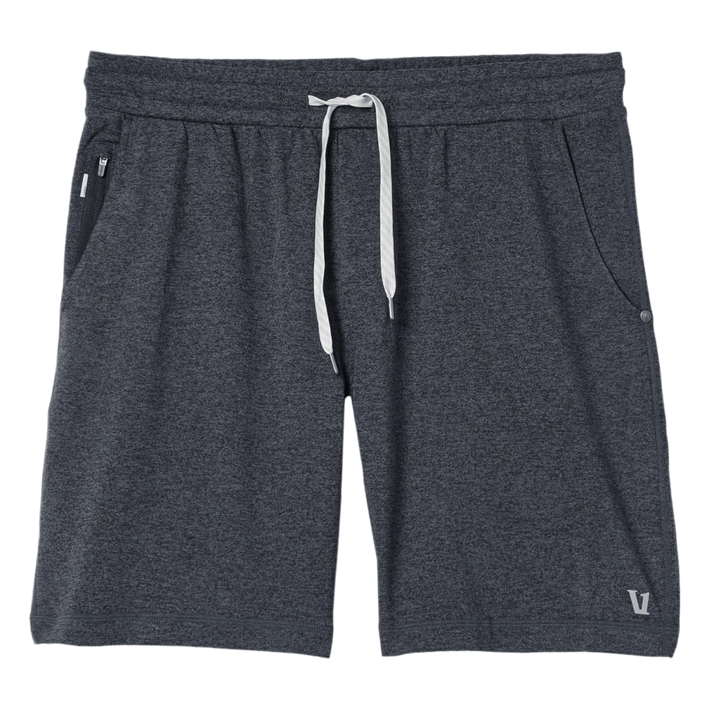 Vuori Men's Ponto Performance 7" Short Charcoal Heather - Pacific Boarder