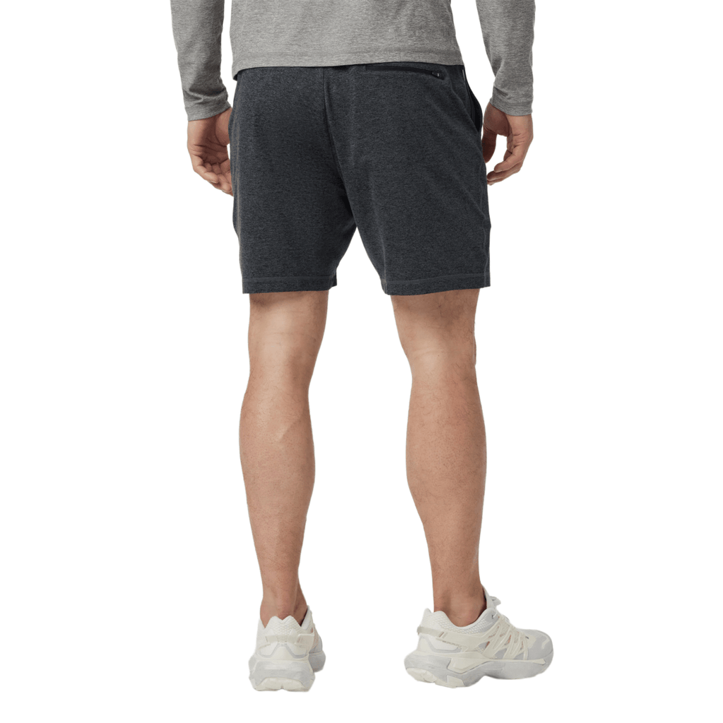 Vuori Men's Ponto Performance 7" Short Charcoal Heather - Pacific Boarder