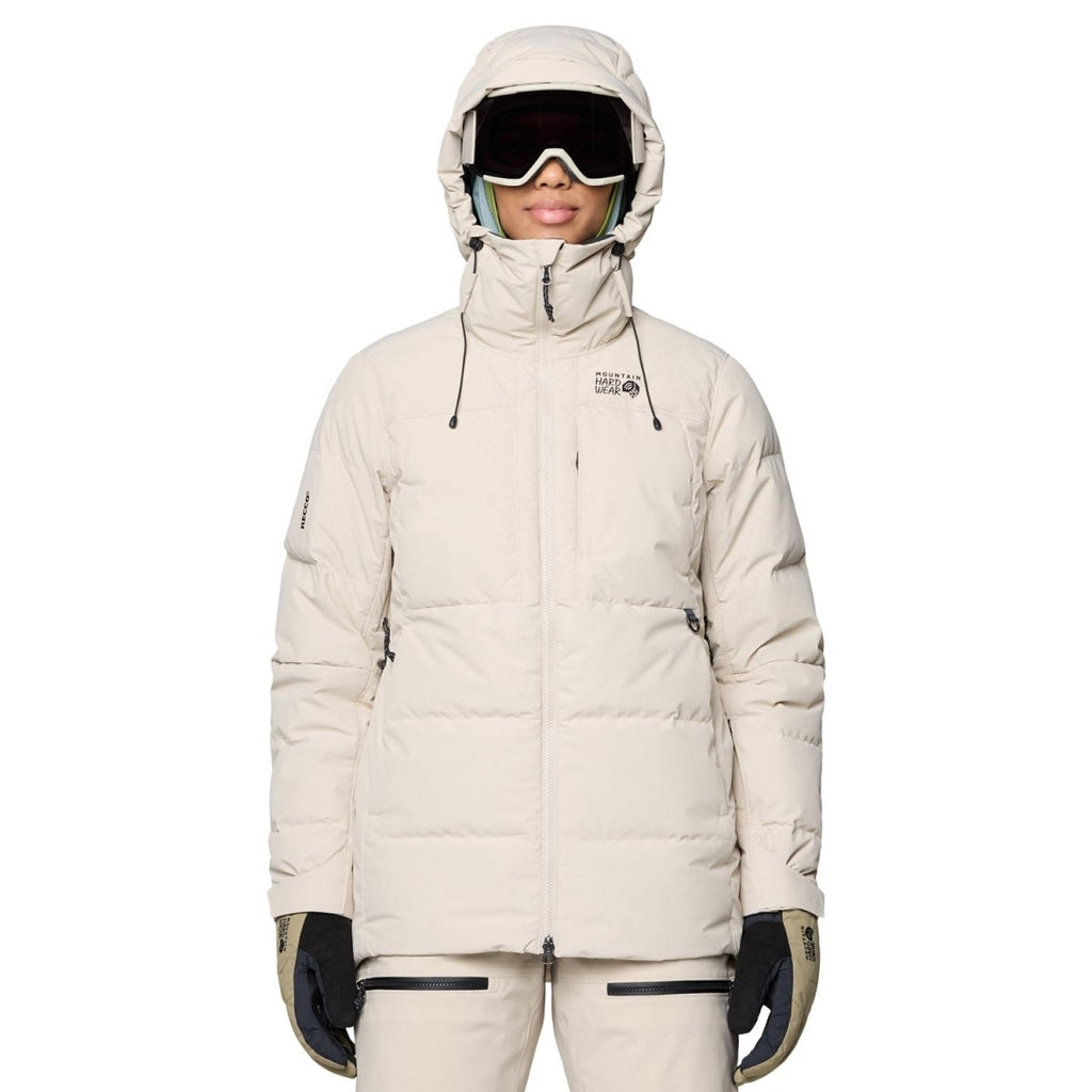 Mountain Hardwear Women's Powder Maven Down Jacket 2026 Fossil - Pacific Boarder