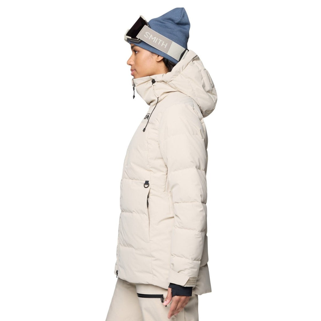 Mountain Hardwear Women's Powder Maven Down Jacket 2026 Fossil - Pacific Boarder