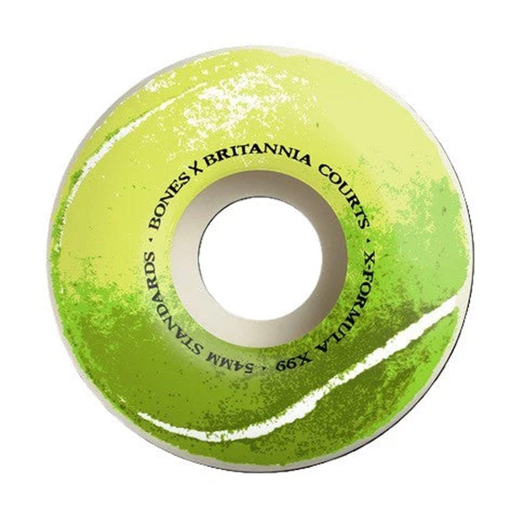 Bones XF Britannia Courts Skate Wheels 99A 54mm - Pacific Boarder