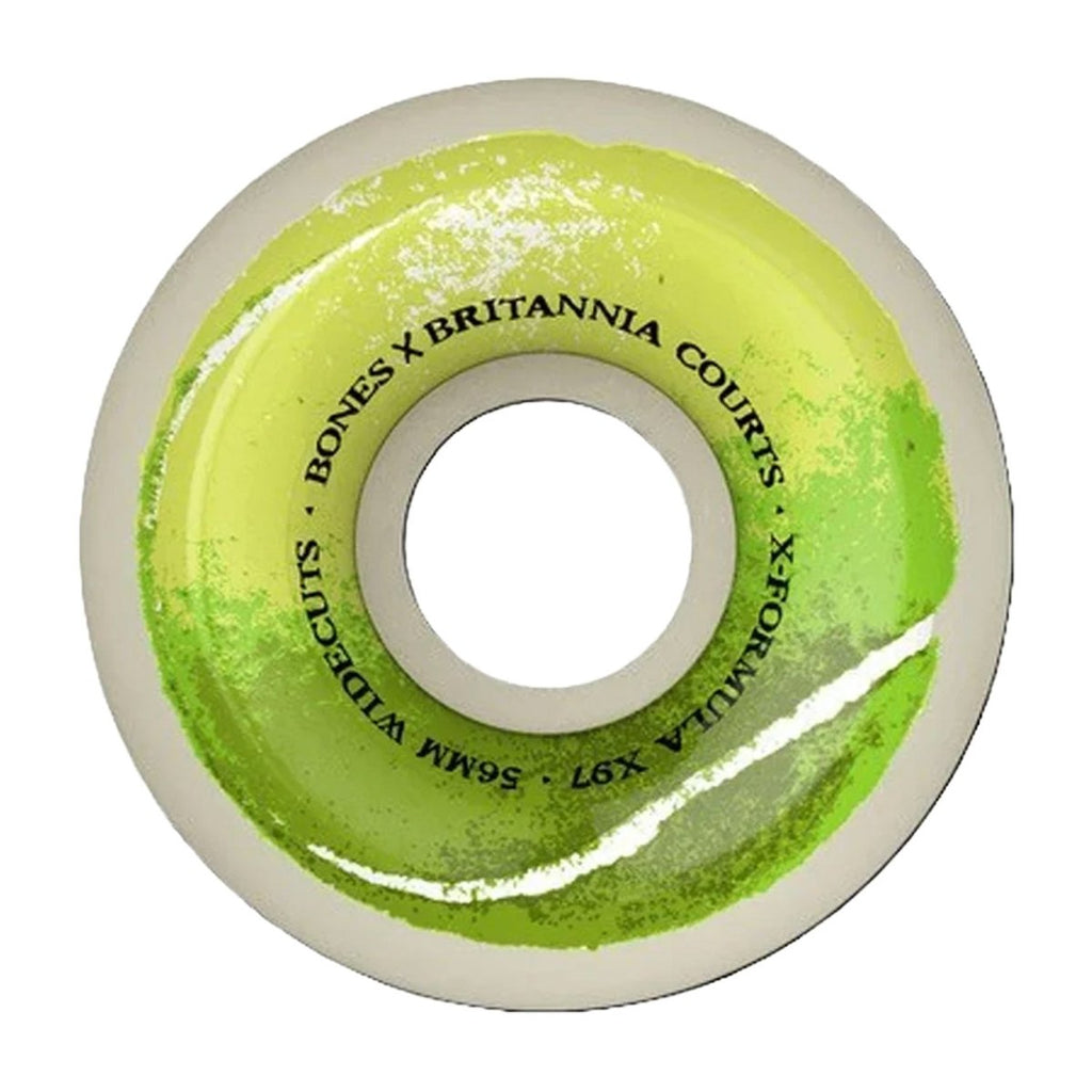 Bones XF Britannia Courts V6 Skate Wheels 97A 56mm - Pacific Boarder
