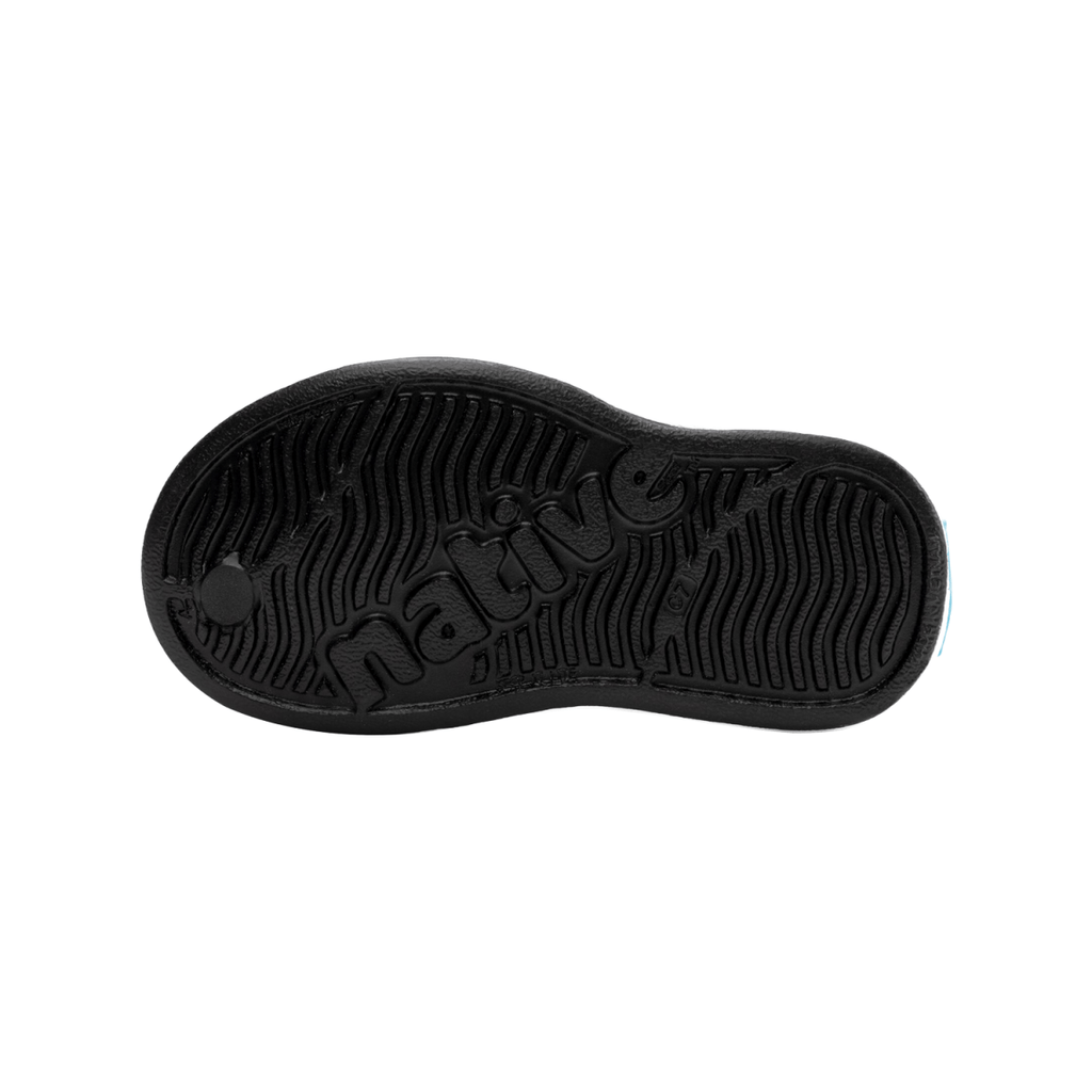 Native Junior Miles Shoe Jiffy Black/Shell White - Pacific Boarder