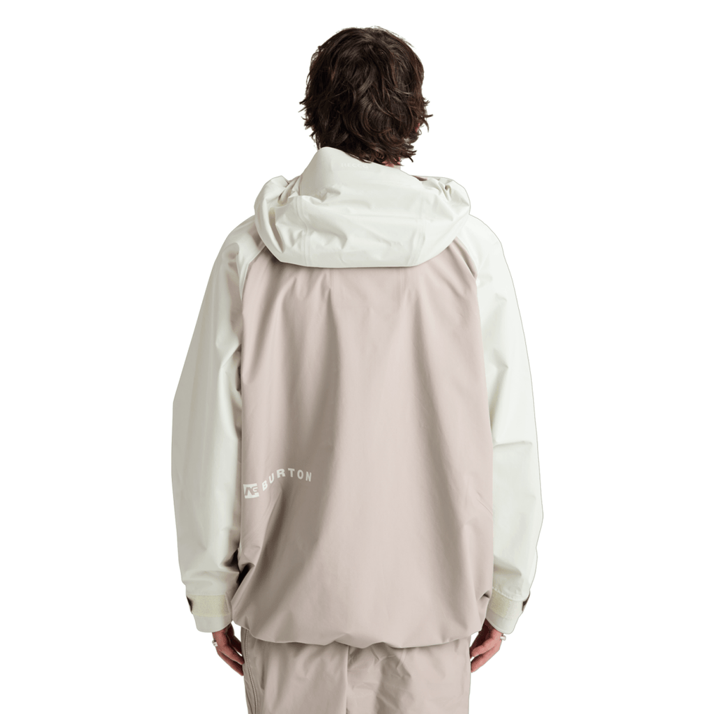 Burton AG Hardpack 3L Gore - Tex Jacket 2026 Bone White/Stone Grey - Pacific Boarder