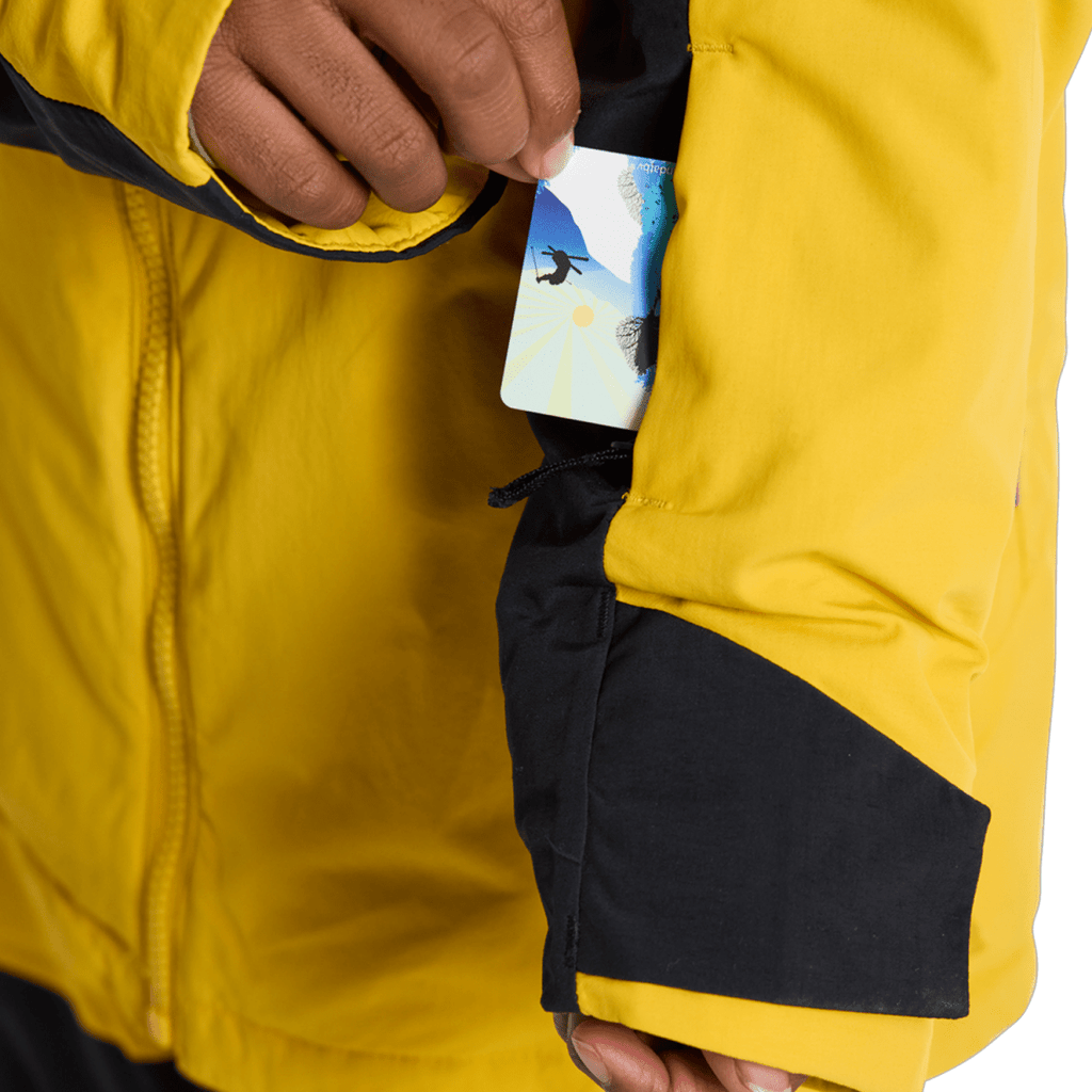 Burton Kids Hillslope Jacket 2026 Goldenrod/True Black - Pacific Boarder