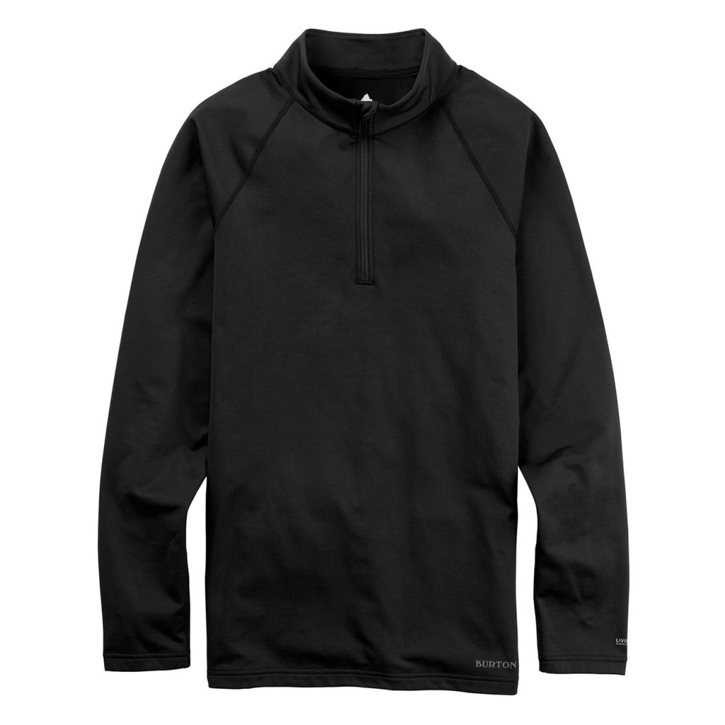 Burton Men's Heavyweight X Base Quarter - Zip 2026 True Black - Pacific Boarder