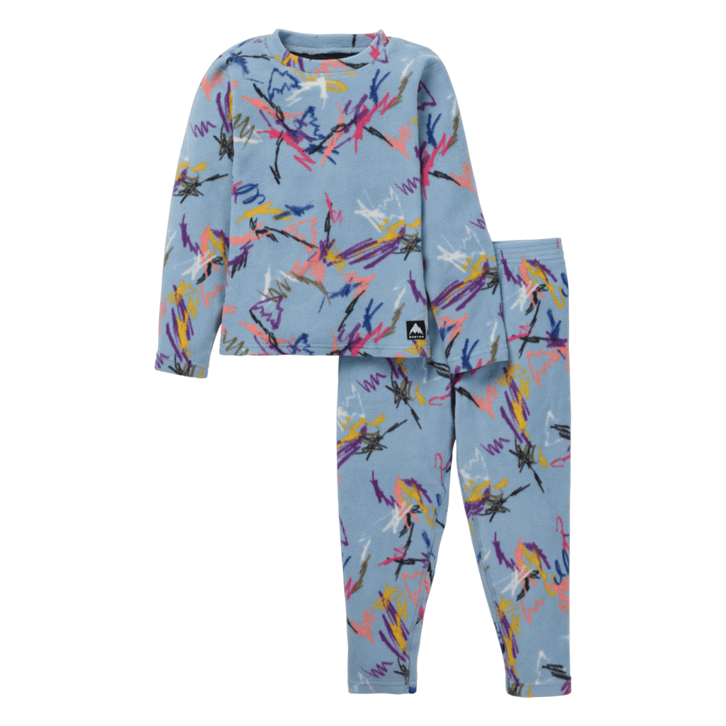 Burton Toddlers Fleece Base Layer Set 2026 Scribble - Pacific Boarder