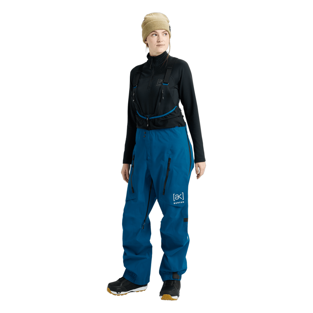 Burton Women's [ak] Acamar Gore - Tex Pro 3L Bib 2026 Blue Teal - Pacific Boarder