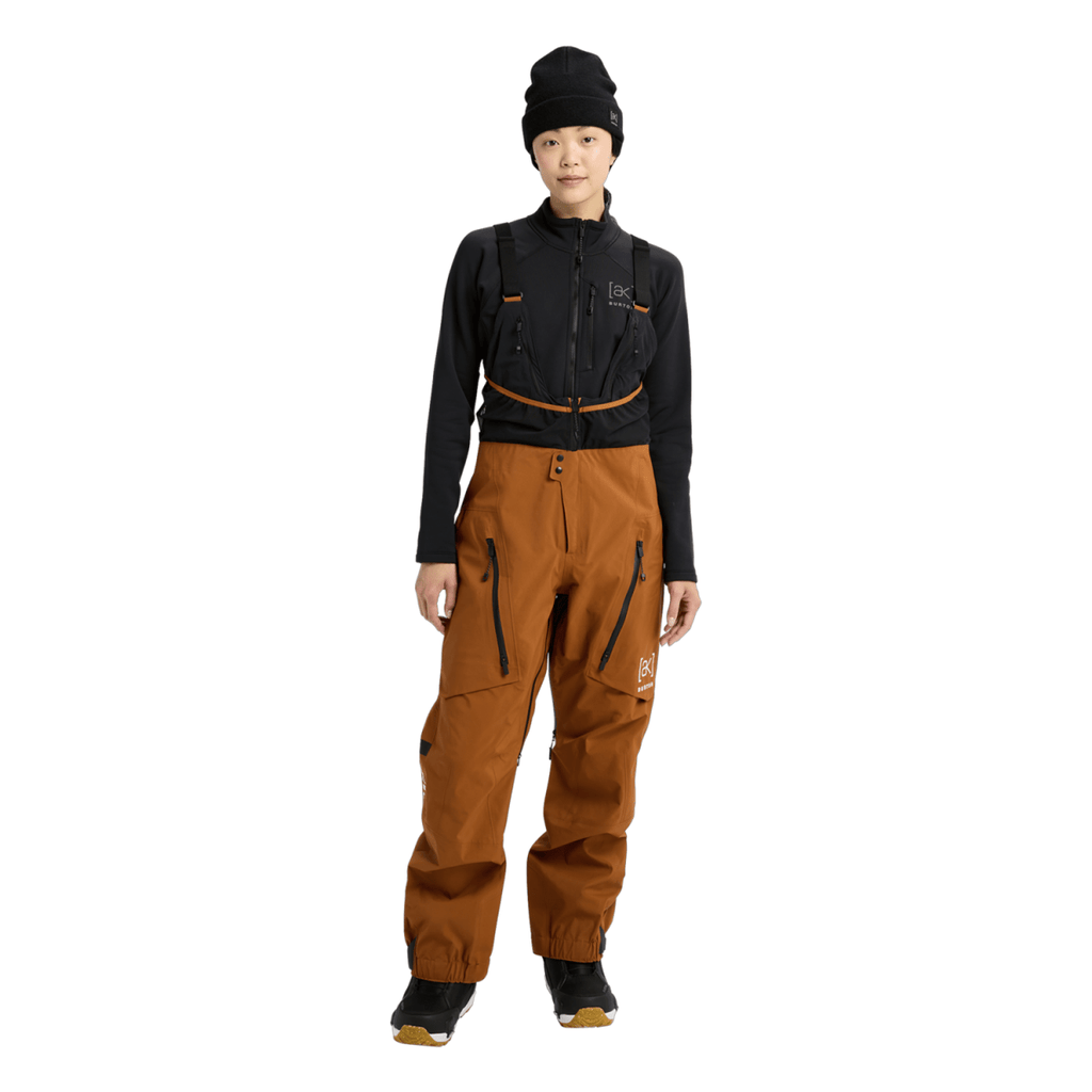 Burton Women's [ak] Acamar Gore - Tex Pro 3L Bib 2026 Chestnut Brown - Pacific Boarder