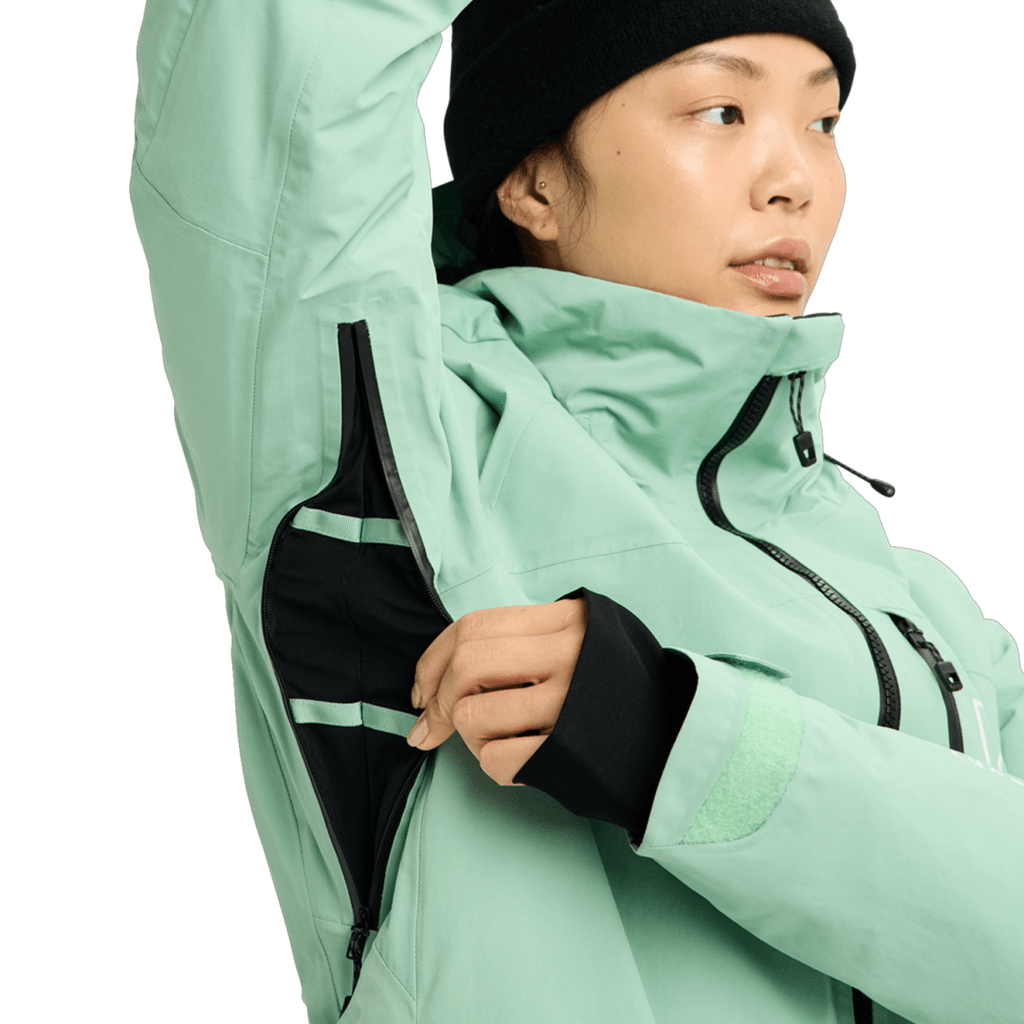 Burton Women's [ak] Embark Gore - Tex 2L Jacket 2026 Soft Sage - Pacific Boarder