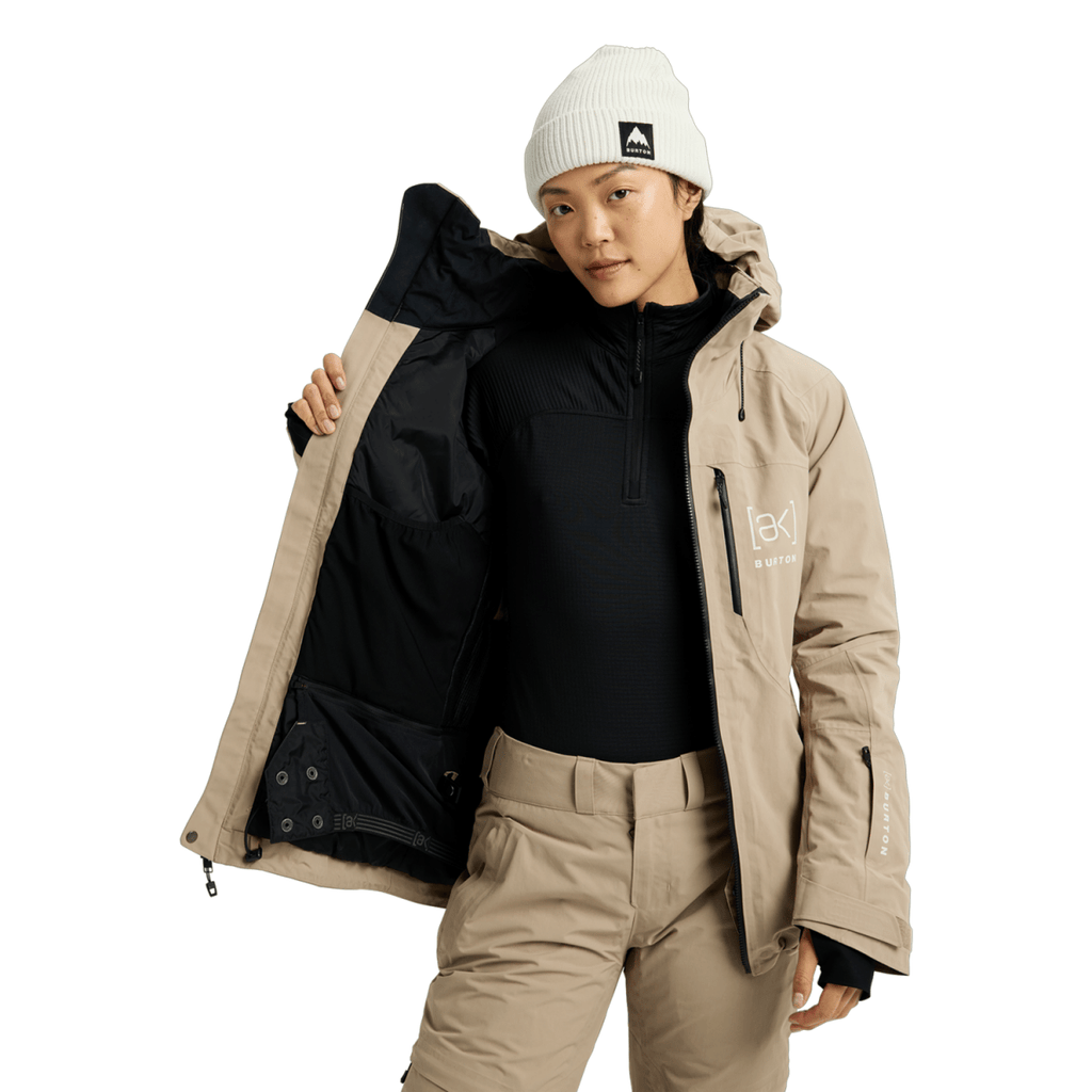 Burton Women's [ak] Embark Gore - tex 2L Jacket 2026 Summit Taupe - Pacific Boarder