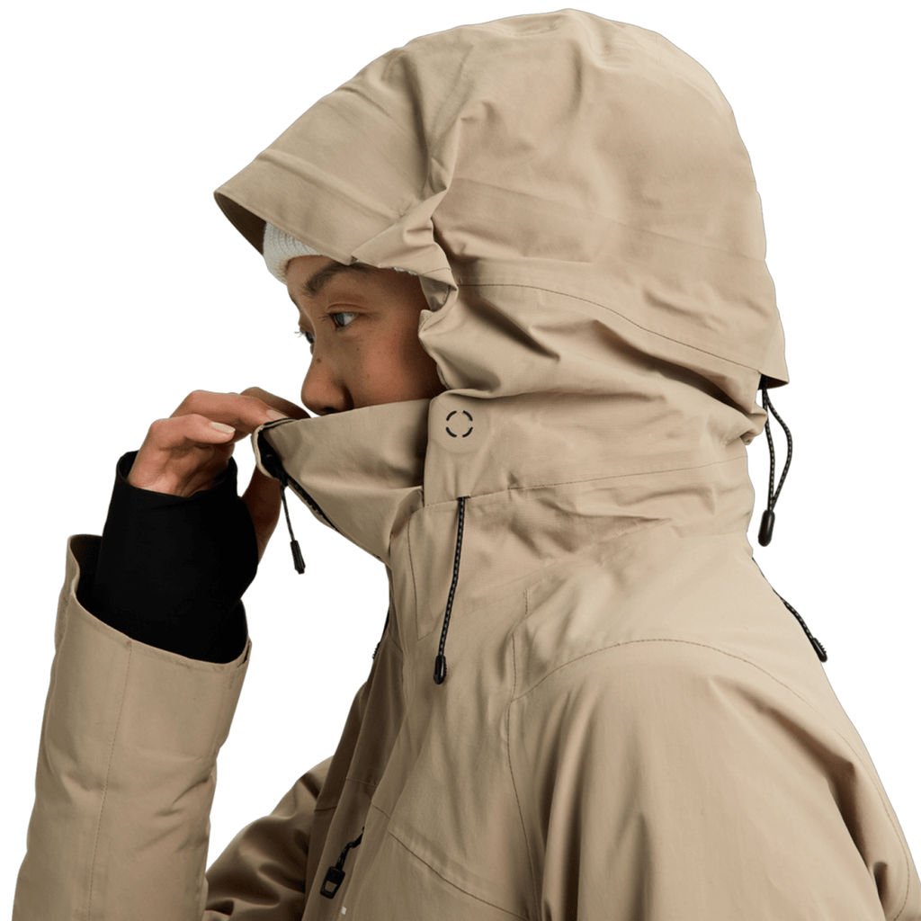 Burton Women's [ak] Embark Gore - tex 2L Jacket 2026 Summit Taupe - Pacific Boarder