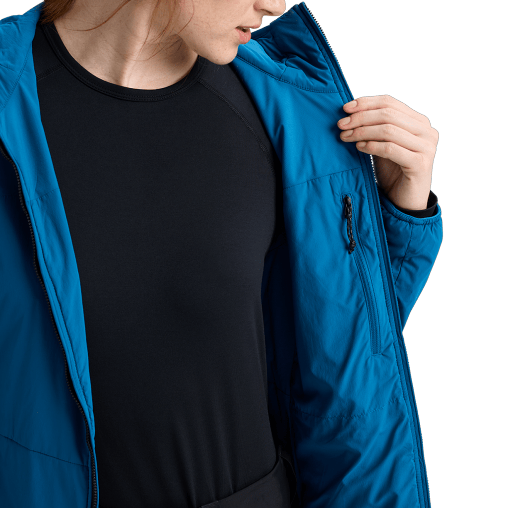 Burton Women's [ak] Helium Hooded Stretch Insulated Jacket 2026 Blue Teal - Pacific Boarder