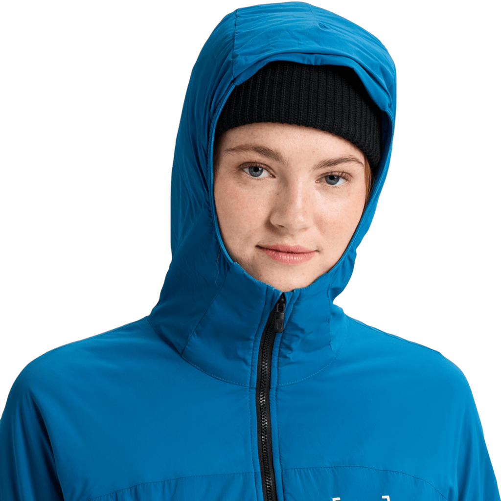 Burton Women's [ak] Helium Hooded Stretch Insulated Jacket 2026 Blue Teal - Pacific Boarder