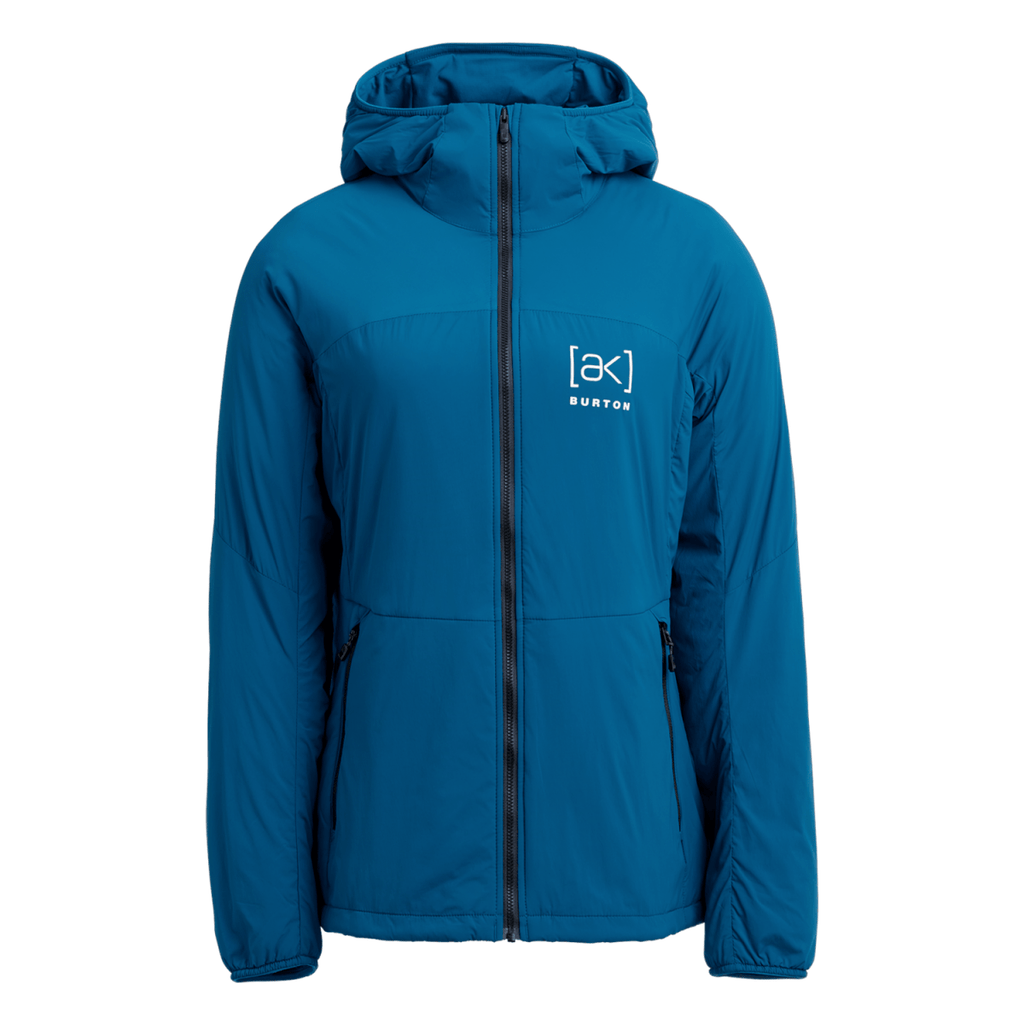 Burton Women's [ak] Helium Hooded Stretch Insulated Jacket 2026 Blue Teal - Pacific Boarder
