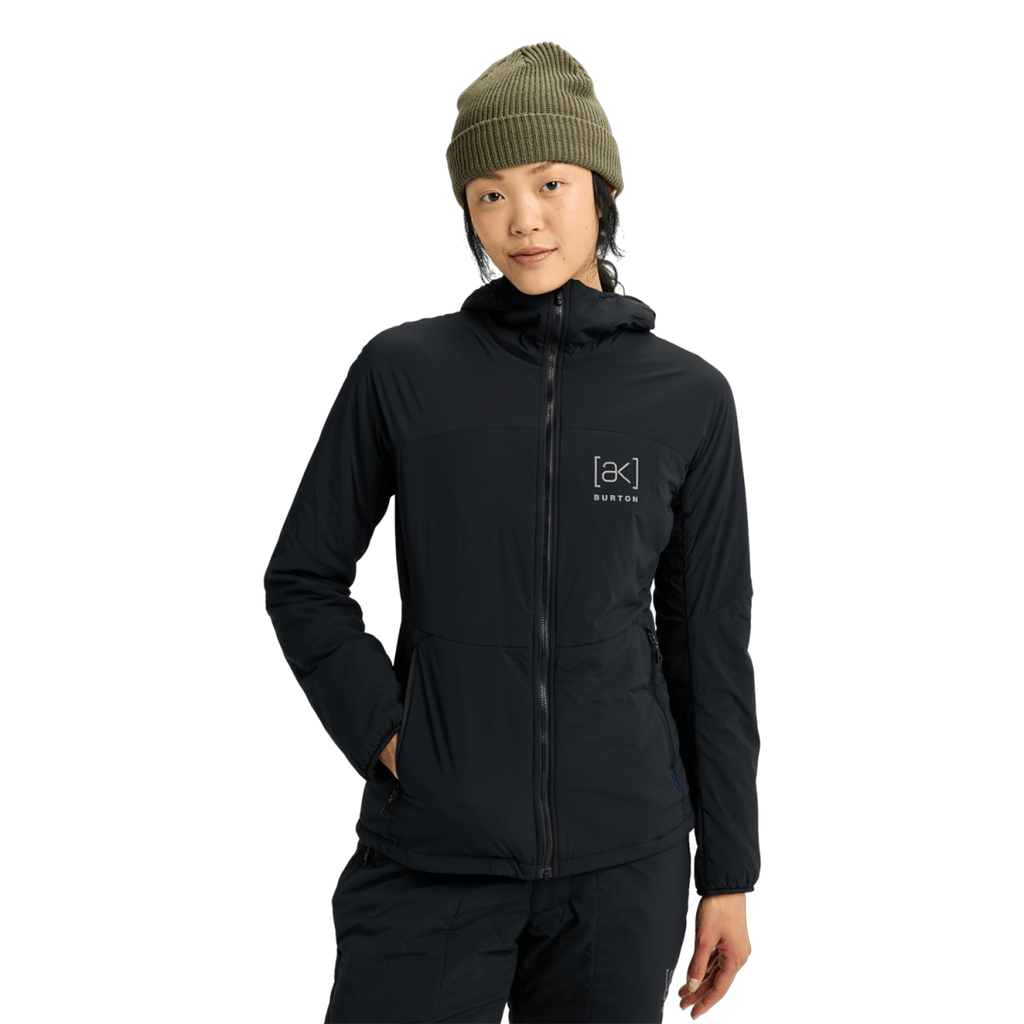 Burton Women's [ak] Helium Hooded Stretch Insulated Jacket 2026 True Black - Pacific Boarder