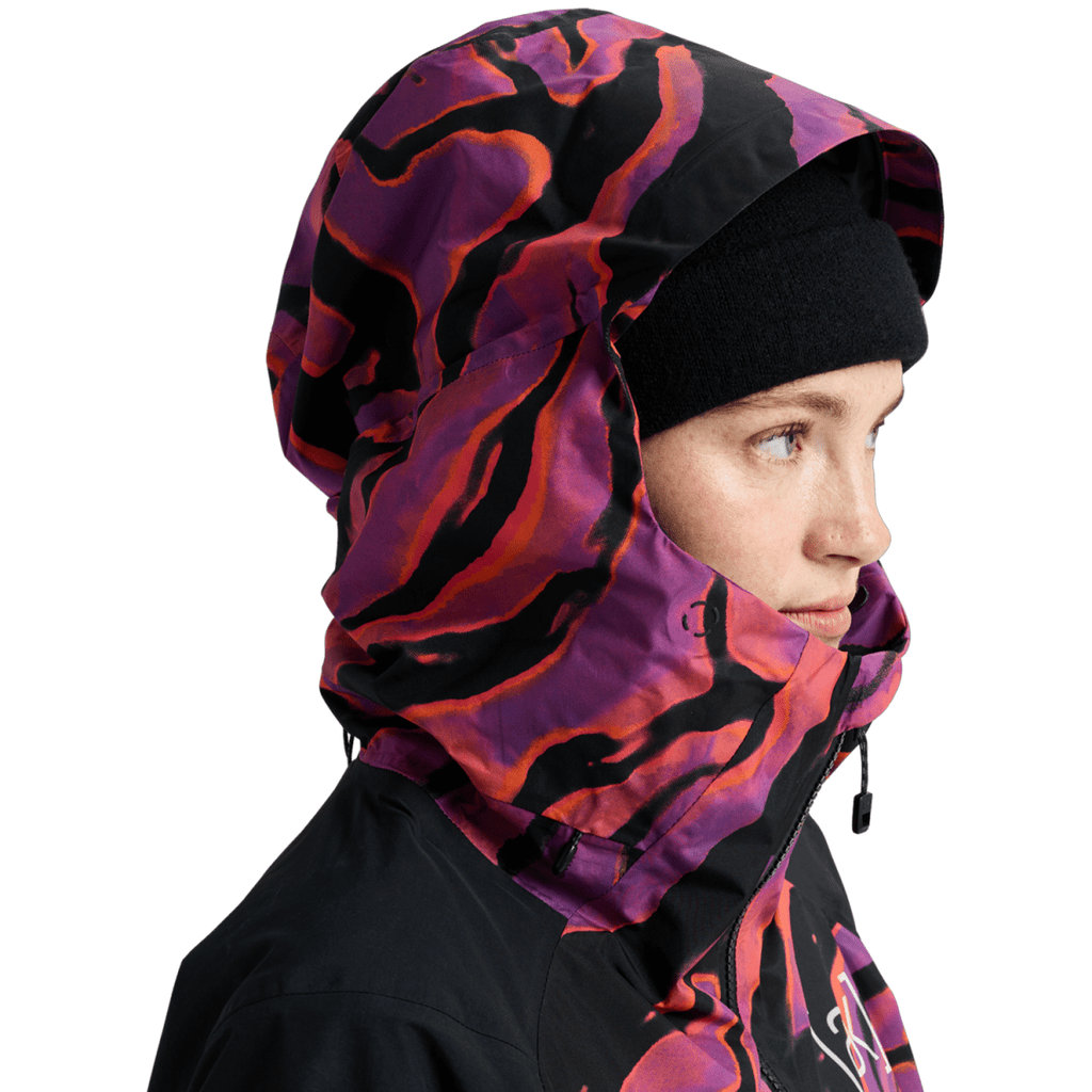 Burton Women's [ak] Kimmy Gore - Tex 2L Anorak 2026 Slash Multi/True Black - Pacific Boarder