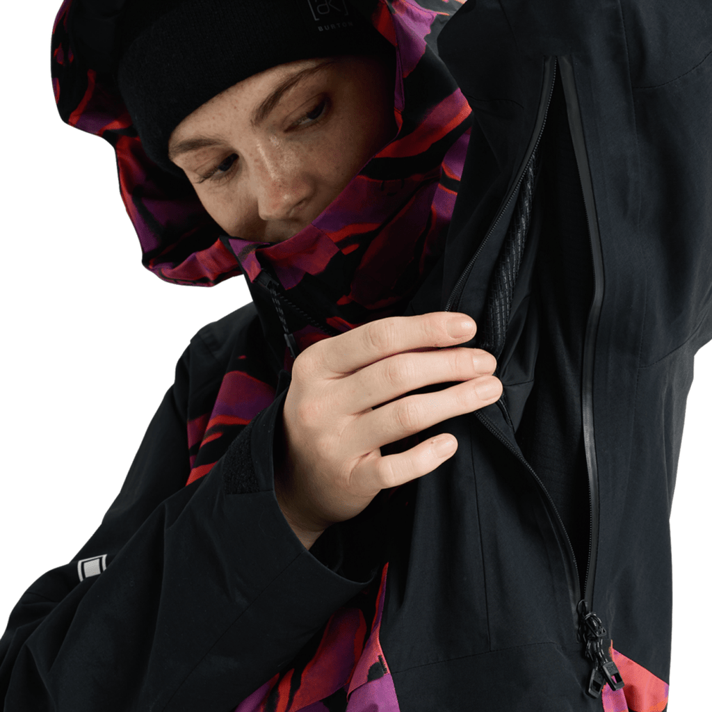 Burton Women's [ak] Kimmy Gore - Tex 2L Anorak 2026 Slash Multi/True Black - Pacific Boarder