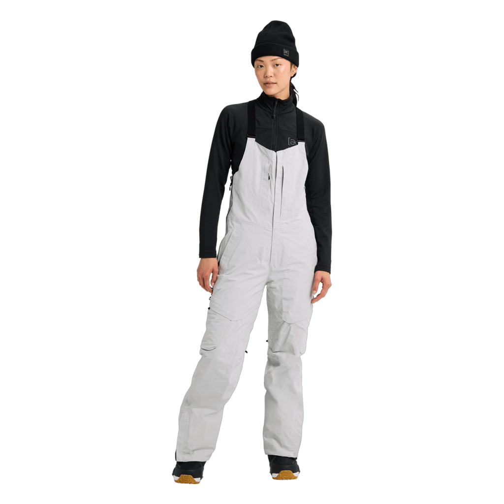 Burton Women's [ak] Kimmy Gore - Tex 2L Bib Pant 2026 Gray Cloud - Pacific Boarder