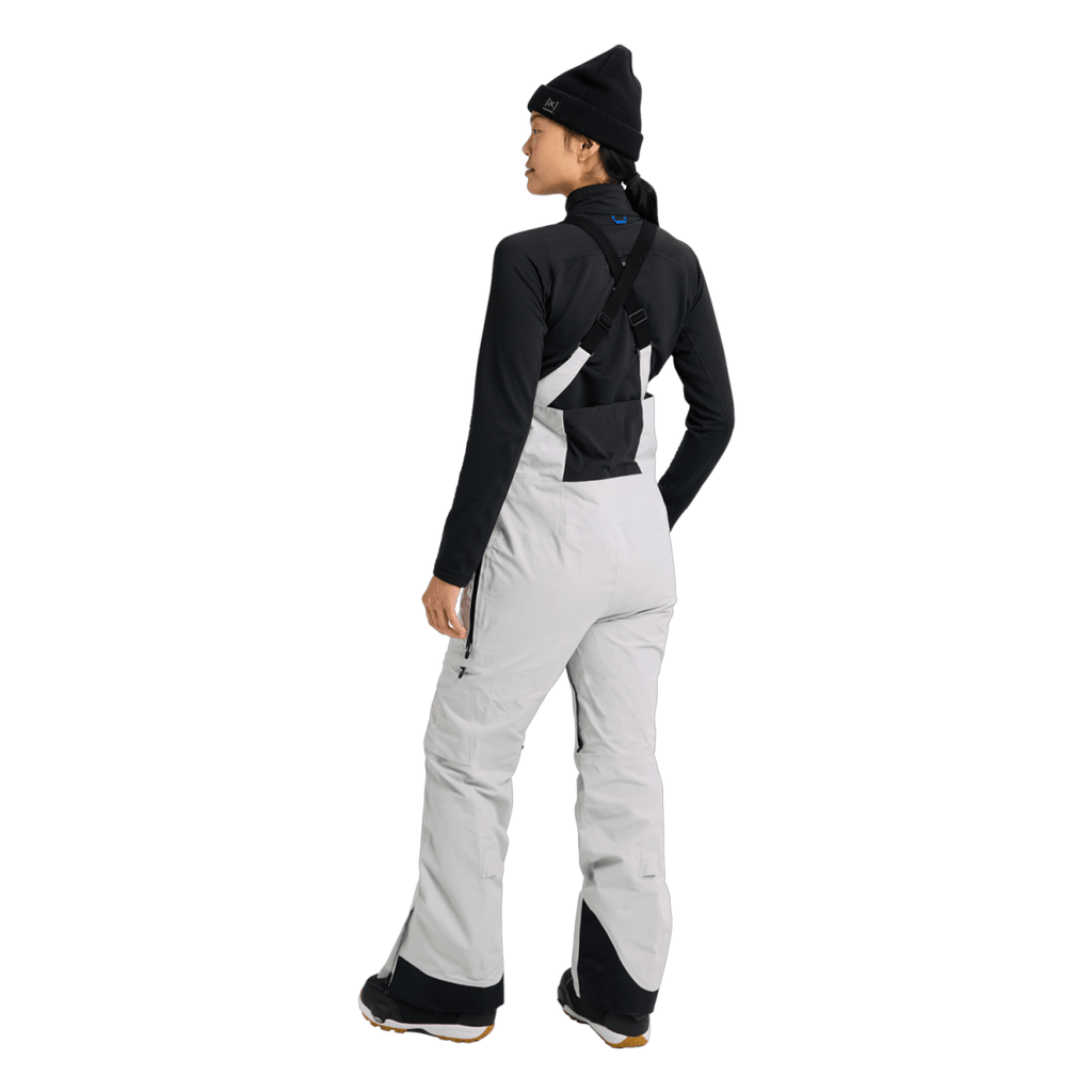 Burton Women's [ak] Kimmy Gore - Tex 2L Bib Pant 2026 Gray Cloud - Pacific Boarder
