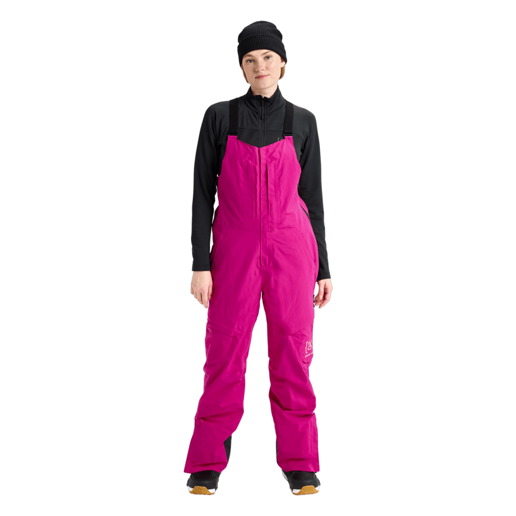 Burton Women's [ak] Kimmy Gore - Tex 2L Bib Pant 2026 Very Berry - Pacific Boarder