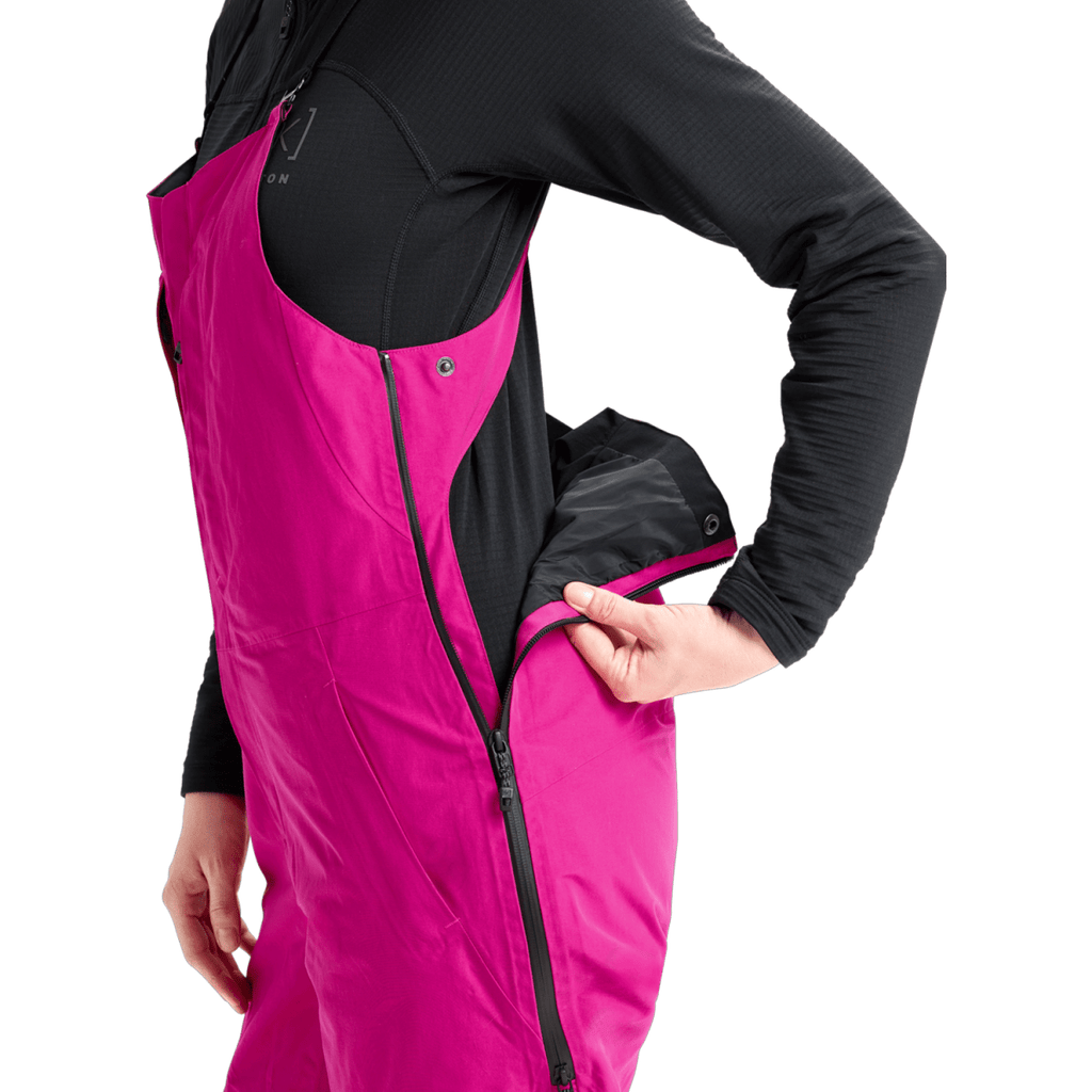 Burton Women's [ak] Kimmy Gore - Tex 2L Bib Pant 2026 Very Berry - Pacific Boarder