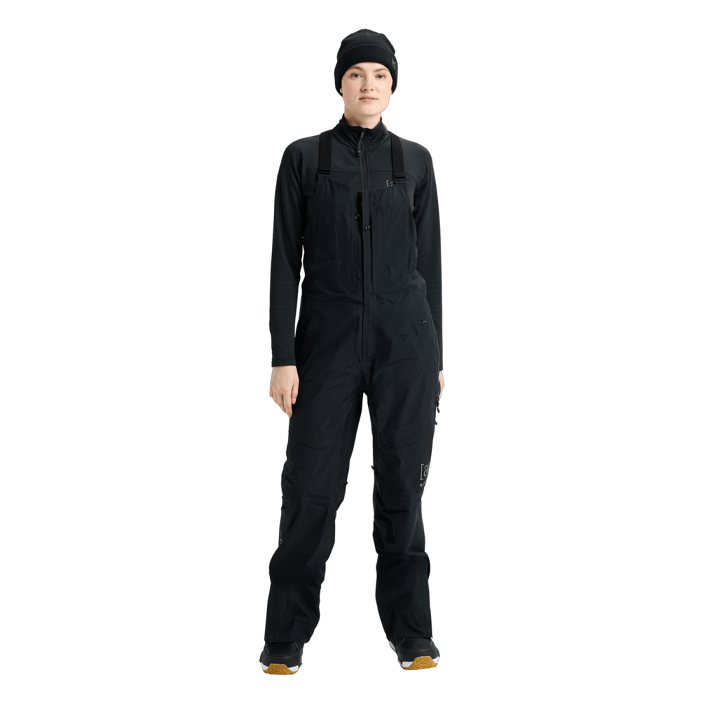 Burton Women's [ak] Kimmy Gore - Tex 3L Bib Pant 2026 True Black - Pacific Boarder