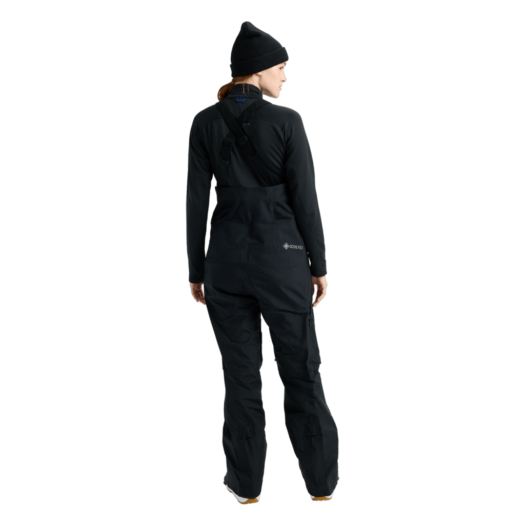 Burton Women's [ak] Kimmy Gore - Tex 3L Bib Pant 2026 True Black - Pacific Boarder