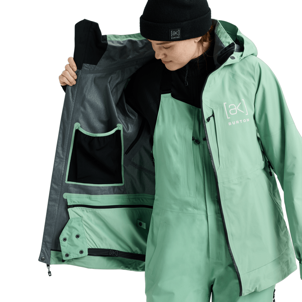 Burton Women's [ak] Kimmy Gore - Tex 3L Jacket 2026 Soft Sage - Pacific Boarder