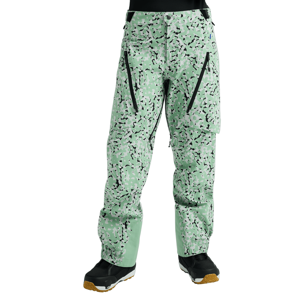 Burton Women's [ak] Tuvak Gore - Tex C - Knit 3L Pant 2026 Sage Dot Camo - Pacific Boarder